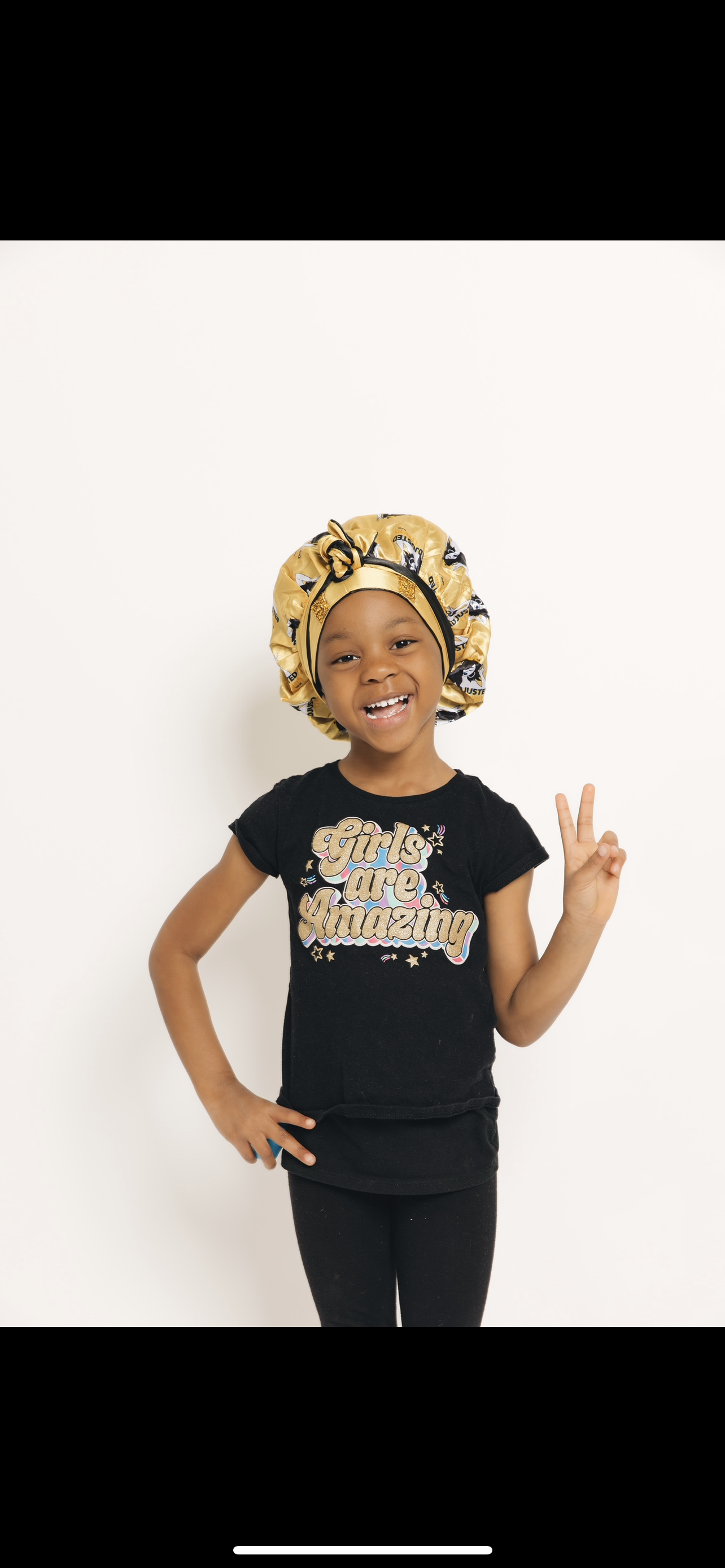 Kids Crown Bonnet